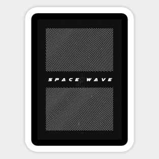 Space Wave Sticker